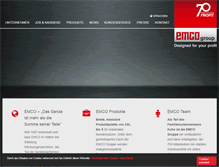 Tablet Screenshot of emco-world.com